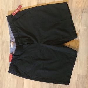 Womens Black Chino Shorts
